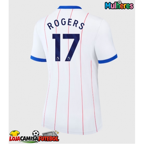 Camisa de Futebol Chelsea Morgan Rogers #17 Equipamento Alternativo Mulheres 2026-27 Manga Curta